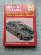 *NEU* Skoda Octavia (Diesel) 2004-2012 Haynes Betriebsanleitung Werkstatthandbuch Hardcover