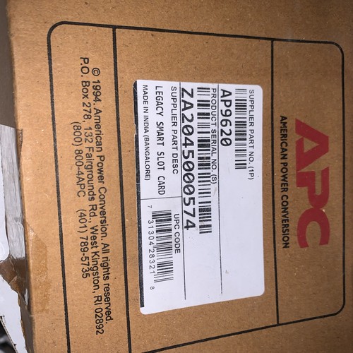 AP9620 APC Legacy Smart Slot Card American Power Conversion - New in Box - 第 1/3 張圖片