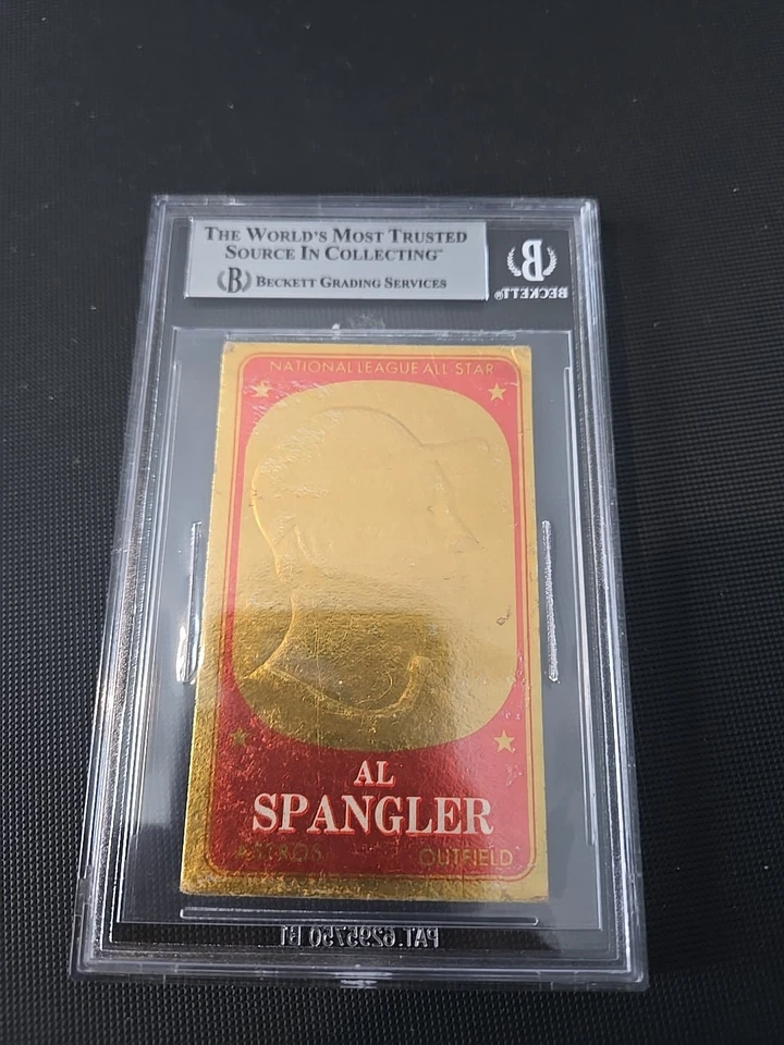 1965 Topps Embossed Baseball Card # 53 Al Spangler - Houston Astros , Autograph - Image 2 of 4