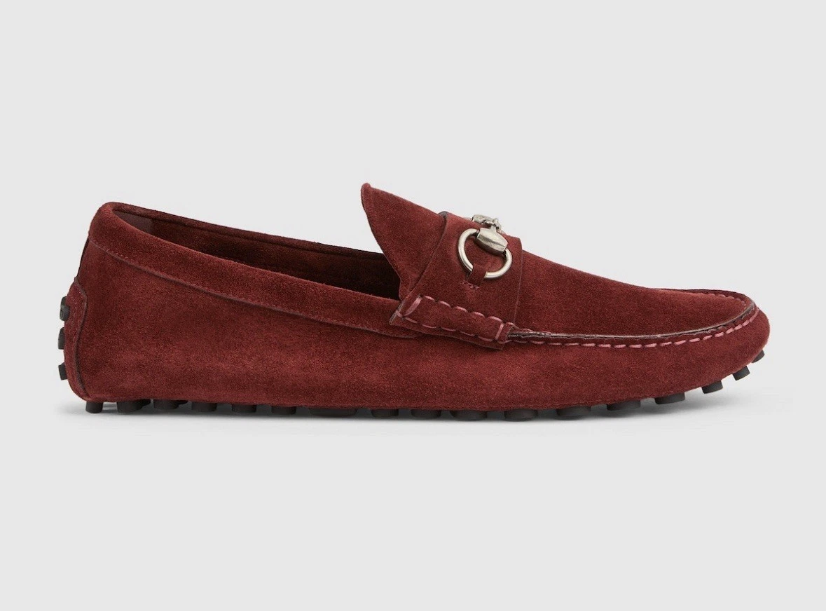 Gucci Red Suede Casual Shoes for Men for sale | eBay display picture 2