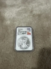 2021 Eagle S$1 Heraldic Eagle T-1 NGC MS 70 signed Elizabeth Jones