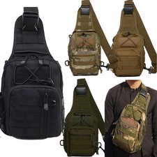 Outdoor Tactical Military Shoulder Bag Sling Chest Pack Bag for Hiking Camping