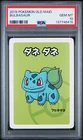 2019 POKEMON OLD MAID BULBASAUR PSA 10