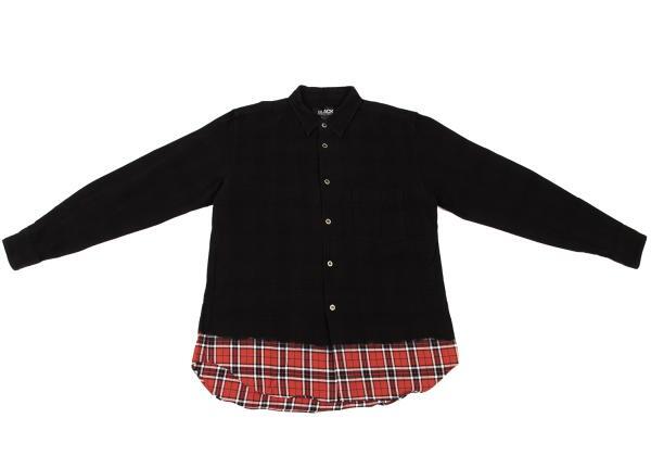 black comme des garcons 25ss チェックシャツ BLACK COMME des GARCONS Dyed Check Shirt Size L(K-149279) | eBay