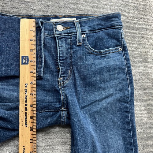 Levi's 312 Jeans Size 25 Womens Shaping Slim Blue Denim - Imagen 9 de 12