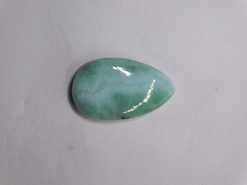 Piedra preciosa suelta natural Larimar cabujón para joyería gema. 12 Cts. ME-7950 - Imagen 4 de 5