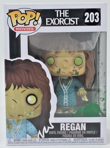 Funko Pop!  Movies The Exorcist Regan #203 With Pop Protector