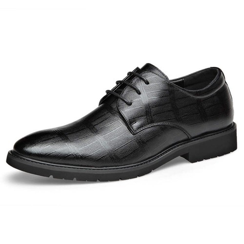 Scarpe uomo vera pelle taglie forti scarpe basse business con filo da cucire - Foto 15 di 83