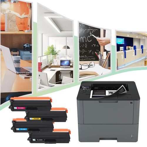 3x Toner TN426C TN426M TN426Y Compatible with Brother HL-L8360 CDW MFC-L8900 CDW - Afbeelding 5 van 12