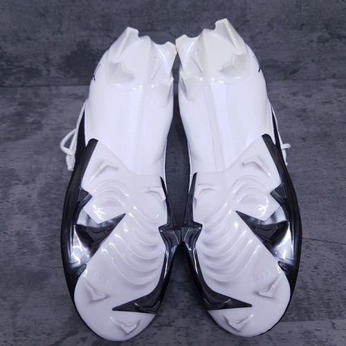 NIKE Air Jordan Vapor Edge Elite 2 Football Cleats Mens 13.5 Black White Concord - Picture 5 of 6