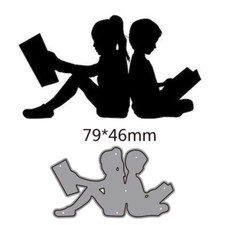 Kids Reading Metal Cutting Dies Cut Die Mold Decoration Scrapbook Card Craft