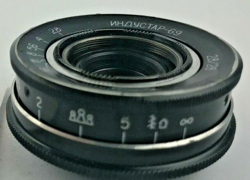 US Seller INDUSTAR 69 28mm f/2.8 Vintage LEICA M Mount m39 Pancake Lens Soviet - Picture 4 of 8