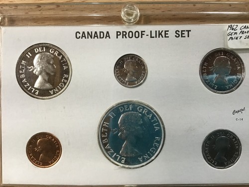 1962 Canada Silver Gem Proof-Like Set in Capital Holder E0936 - Picture 6 of 9