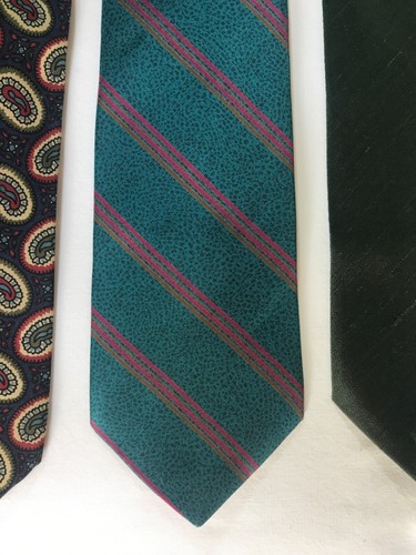 HARRODS & LIBERTY SILK TIES VINTAGE GOOD CONDITION DIFFERENT PATTERNS & COLOURS - Picture 5 of 24