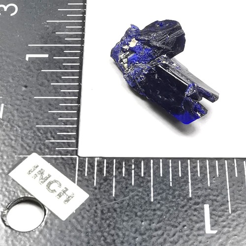 14.98ct Azurite / Touissite, Morocco / Rough Crystal Mineral Specimen - Picture 3 of 16