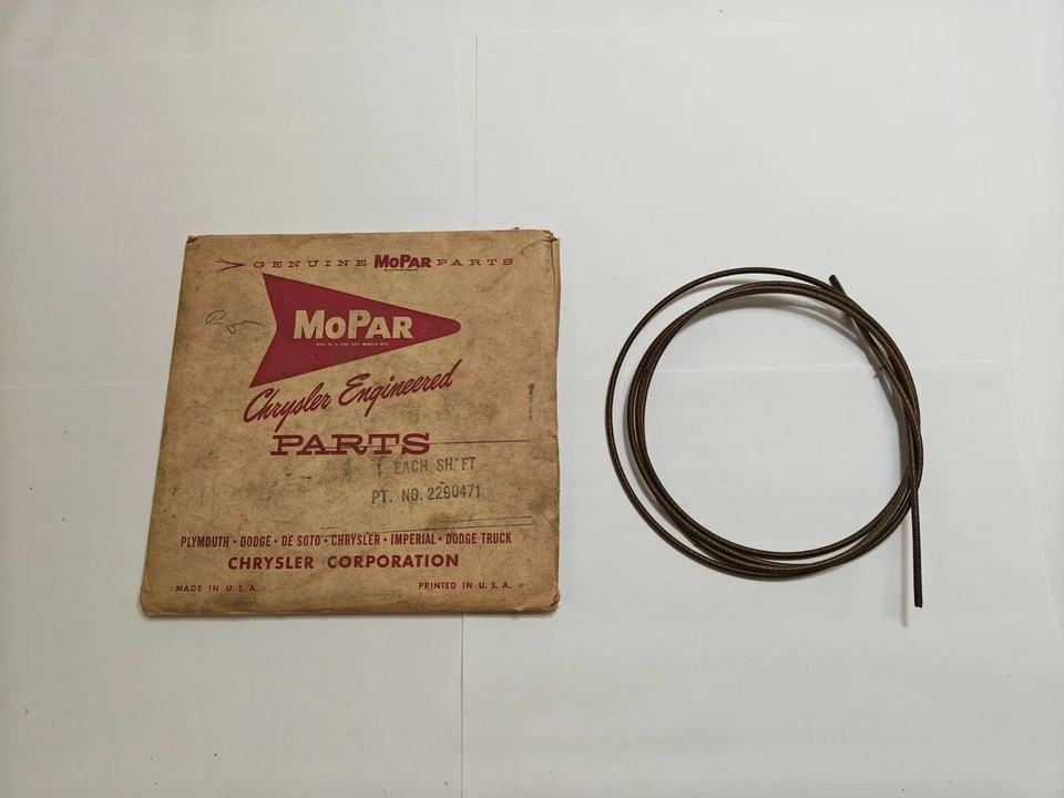 1962-1963 Dodge Plymouth Belvedere Coronet Speedo cabo de transmissão 2290471 novo na caixa. - Imagem 3 de 4