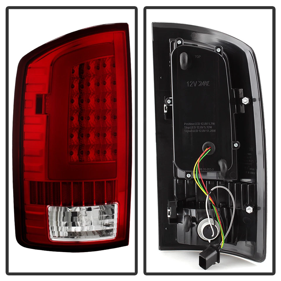 Luces traseras LED rojas para Dodge Ram 1500 03-06 Ram 2500 3500 2002-2006 luces de freno Foto 4 de 4