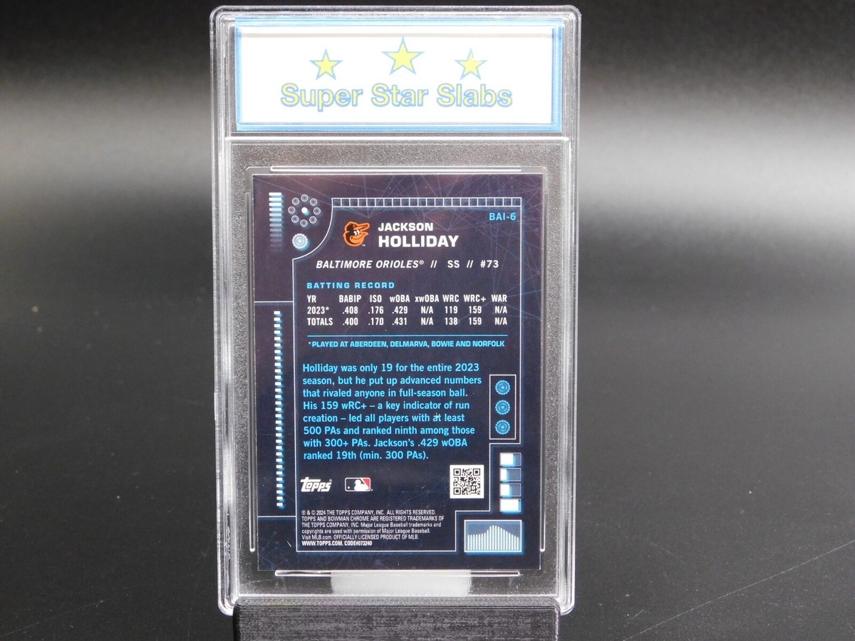 ゲームセンター・ゲームカード BOWMAN STERLING JACKSON HOLLIDAY ゲームセンター・ゲームカード BOWMAN STERLING JACKSON