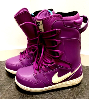 Nike Vapen Purple Snowboard Boots Womens US Size 6, EU 36.5
