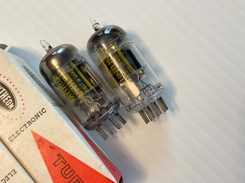 Tubos de vacío 5AS8x 2 Raytheon recién probados buenos ENVÍO GRATUITO - Imagen 2 de 2