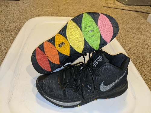 kyrie 5 rainbow bottom