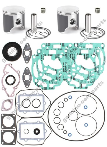 Ski-Doo MXZ 600 HO Dual Ring Pistons Full Gasket Kit Crank Seals 72mm 2003-2008 - Picture 13 of 24