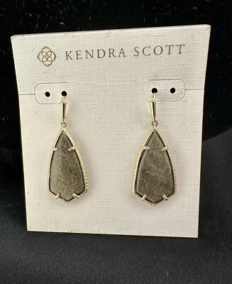 Kendra Scott Carla Drops Earrings Dark Green