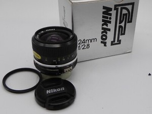 Nikon 24mm F/2.8 NIKKOR Pre-AI Manual Focus Wide Angle Lens