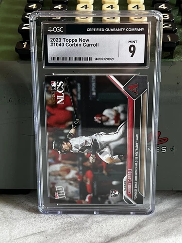 2023 Topps Now Corbin Carroll Arizona Diamondbacks RC Rookie CGC 9 MINT⚾️🏆