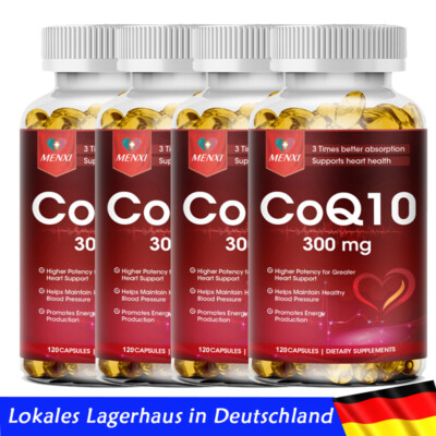 MENXI Coenzym Q10 300mg Kapseln Hochkonzentriert 120/240/480 Kapseln Coenzyme
