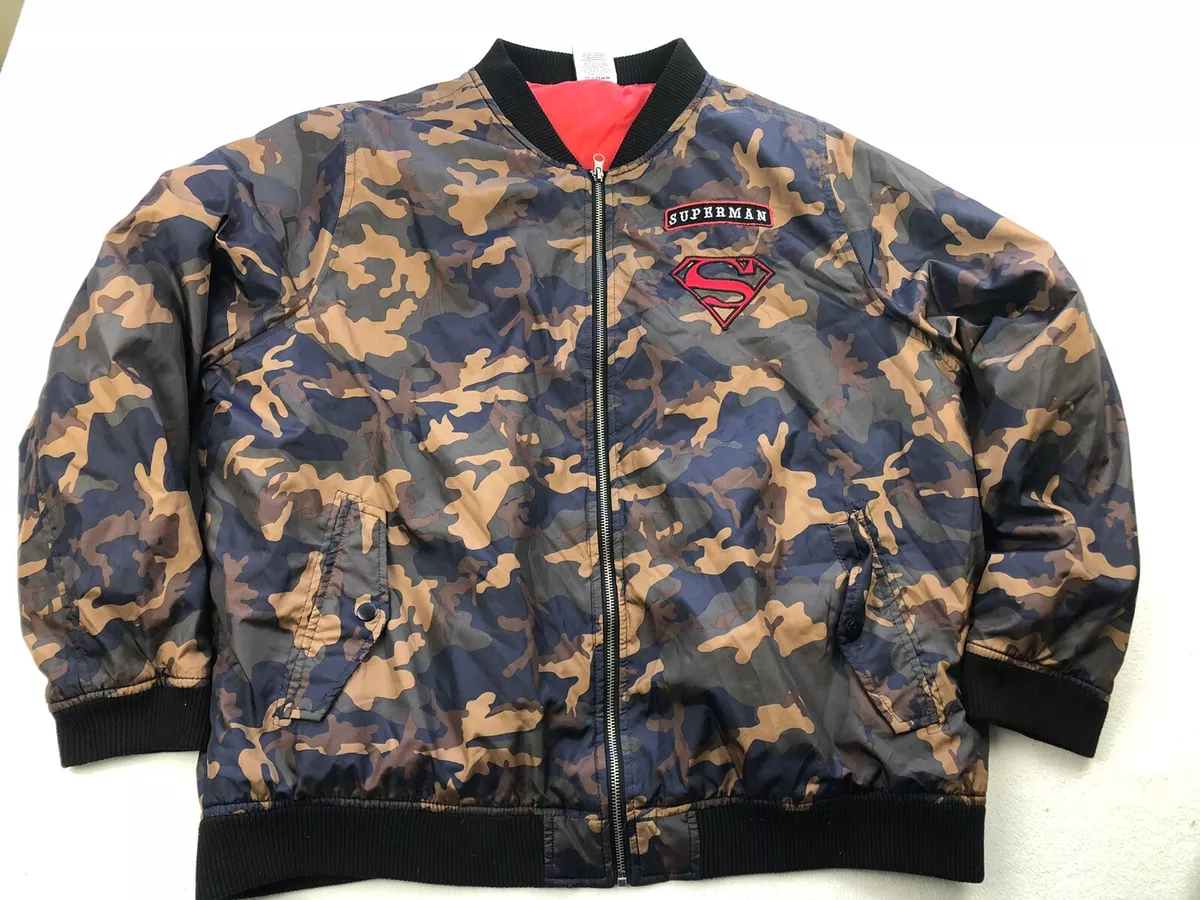 Superman bomber jacket sale