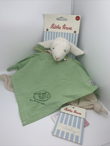 Käthe Kruse Schlenker Stofftier Grün Schmusetuch Schaf Vichy Kariert Karo Lamm - Bild 1 von 5