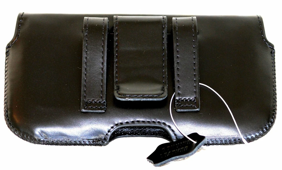 全新真皮皮带夹 保护袋 手提包 适用于 iPhone 和手机 — 第 4/4 张图片