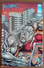 VIOLATOR VS BADROCK 1, ALAN MOORE, BADROCK COVER, IMAGE COMICS, MAY 1995, VF