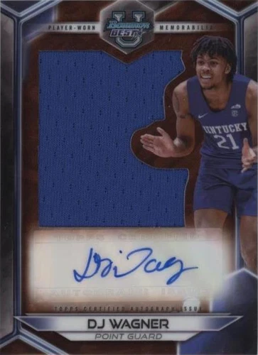 2023-24 Bowman University Best - Dj Wagner #PJR-DJ