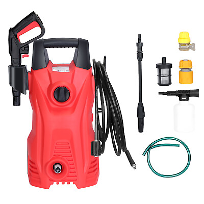 #ad 3000PSI Electric High Pressure Washer 2.6GPM 1400W w Deck Patio Cleaneramp; Nozzles $111.88