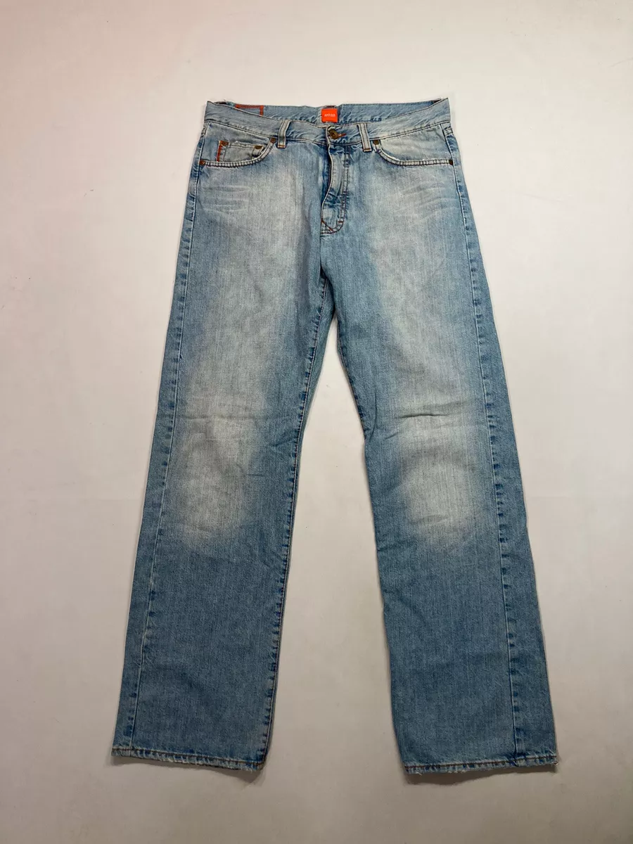 HUGO BOSS STRAIGHT FIT Jeans W34 L32 Blue Great Condition Men s