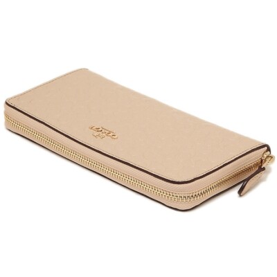 NWT Coach 54805 Debossed Genuine Leather Zip Around Wallet | eBay