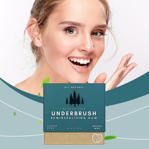 Underbrush Remineralizing Chewing Gum With Nano Hydroxyapatite Teeth Protection - Picture 9 of 15