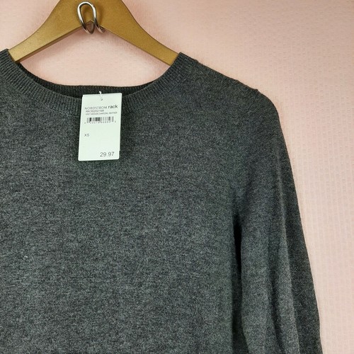 NEW Susina Women Pullover Layered Knit Soft and Cozy Polka Dot Combo Sweater XS - Picture 8 of 12