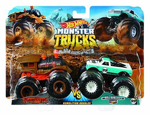 Conjunto com 2 Carrinhos Hot Wheels - Monster Trucks - Demolition Doubles -  Sortido - Mattel - superlegalbrinquedos