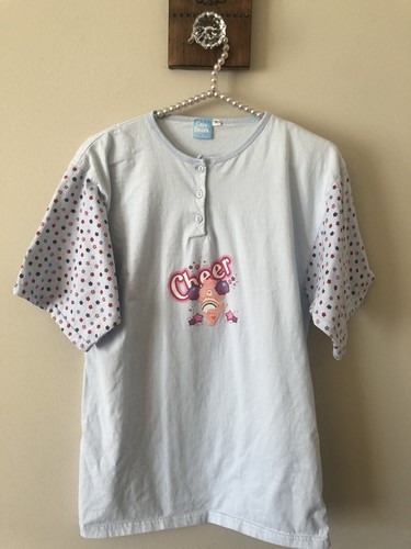 Care Bears Womens Size S Blue Short Sleeve T-Shirt Cheer Bear Star Sleeves 2003