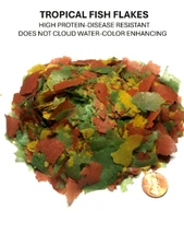 HIGH QUALITY TROPICAL FISH FLAKE FOOD- NEW PACKAGING!