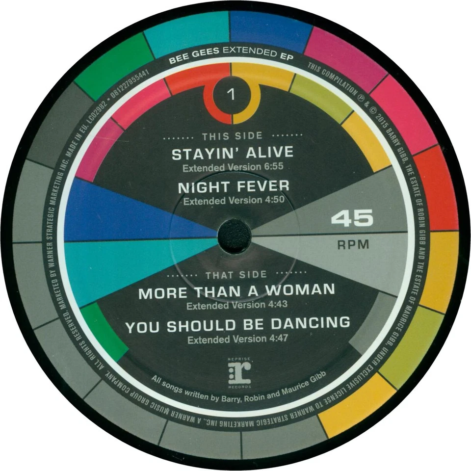 Bee Gees - Extended,  Maxi, EU-Record-Store-Day-Ausgabe, REPRISE  LC 8587 - Bild 3 von 3