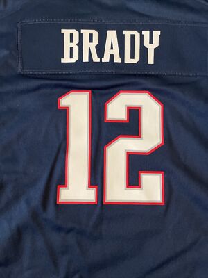 Tom Brady New England Patriots Super Bowl 51 Nike On Field Navy