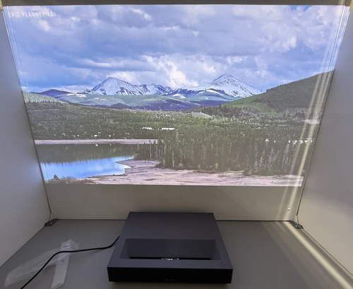 WEMAX Nova 4K UHD Ultra Short Throw Projector, 150" ALPD Laser TV (Android TV) - Picture 22 of 23