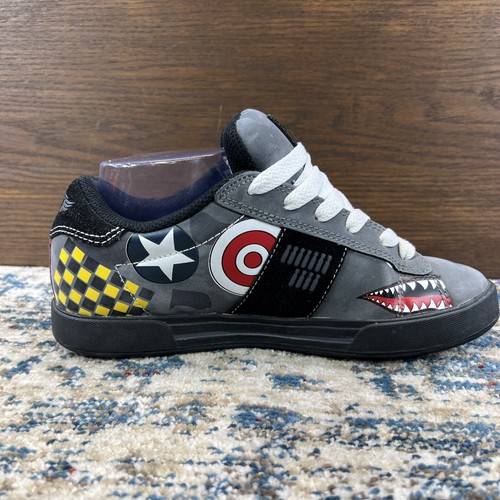 VTG Osiris Serve OG Aviator Flying Tiger Gray Skateboarding Shoe Mens Sz 6 38EU - Picture 5 of 17