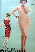 LOVELY VTG 1960s DRESS Sewing Pattern 12/32