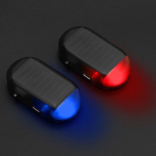 Anti Theft Flashing Warning Security Light LED Car Fake Solar Power Dummy Alarm - Picture 4 of 20