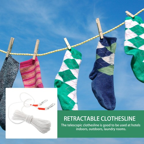 Corde mode tressée noyau filaire voyage jardin vêtements séchage ligne de linge